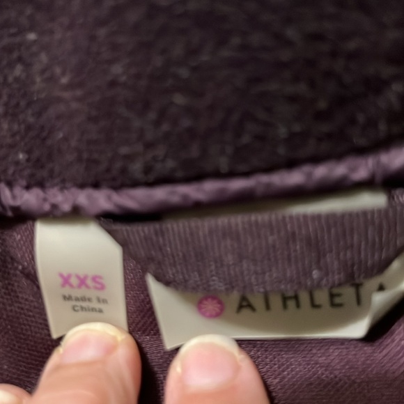 Athleta XXS Purple/Eggplant colored Vest - Picture 5 of 5